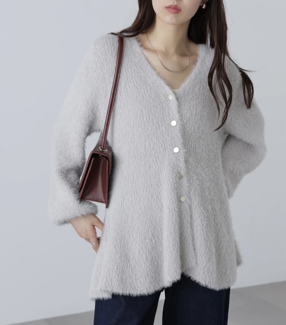 大人かわいいペプラムニットのご紹介❤️‍🔥