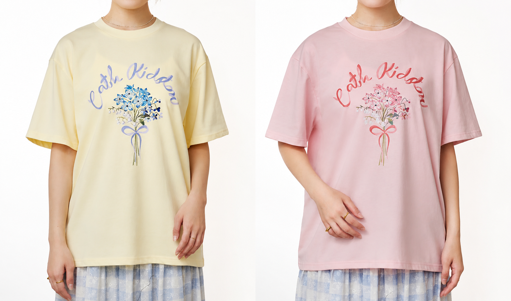 人気のFlower Bunch柄Tシャツ💐