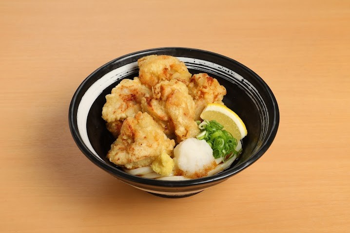冷やしとり天おろしうどん✨