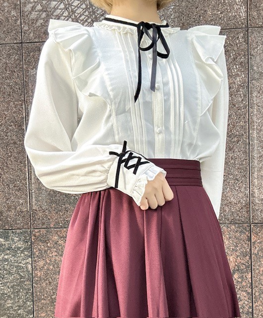 〘キレイもかわいいもハズせない☆〙着まわし力抜群のブラウス