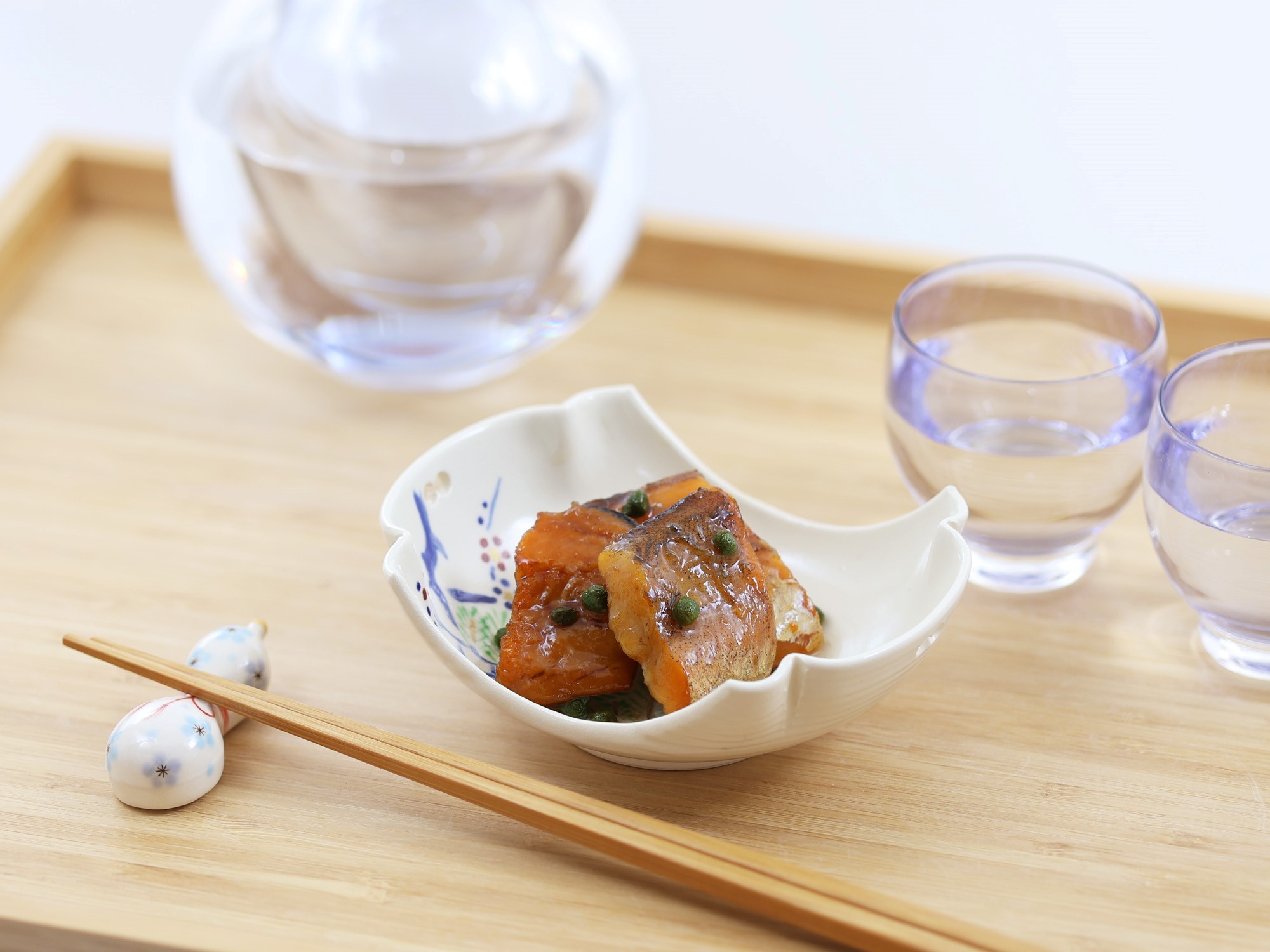 山椒が香る「たらのうま煮」