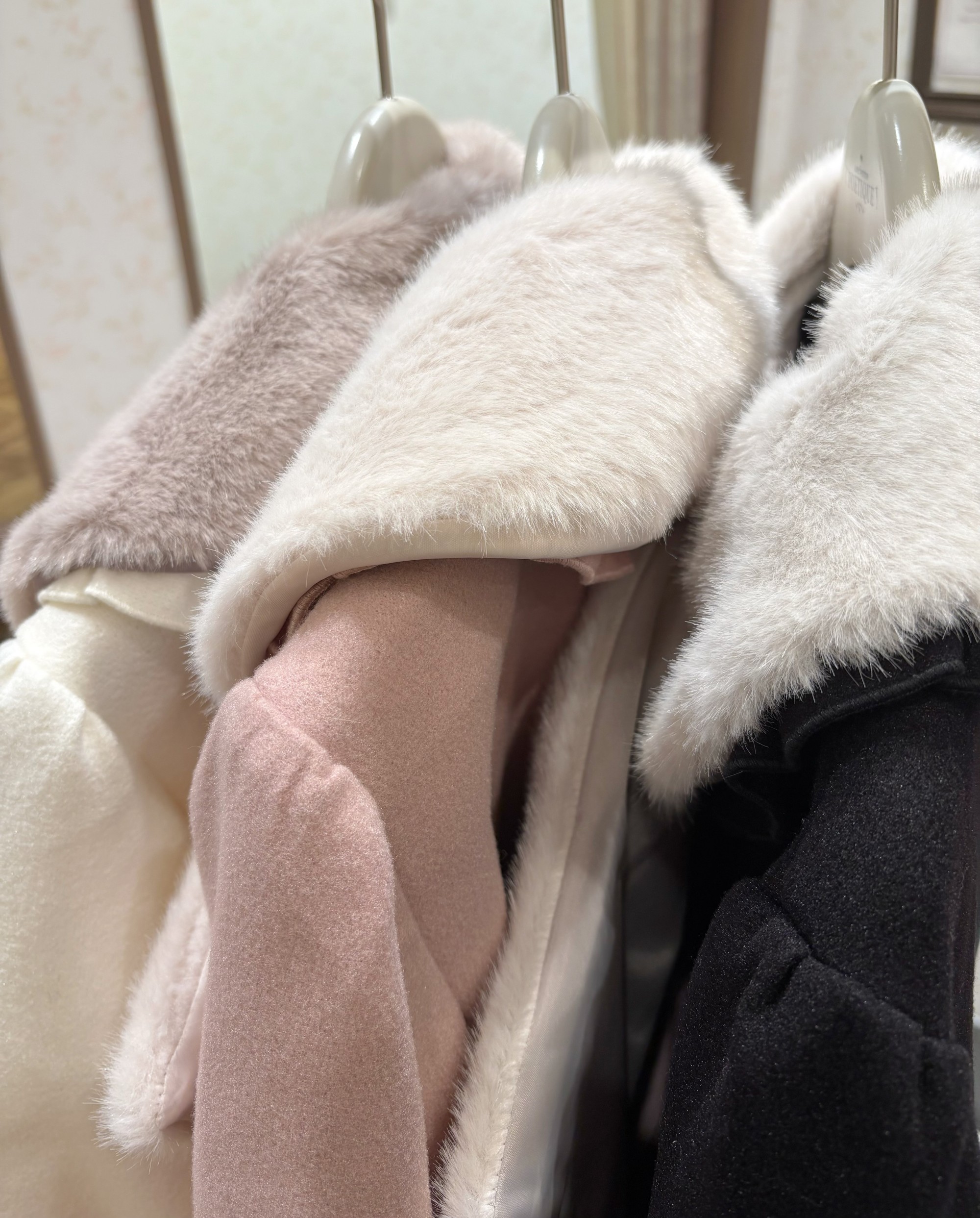 〘ファーを取り外してもカワイイ〙ロングコート