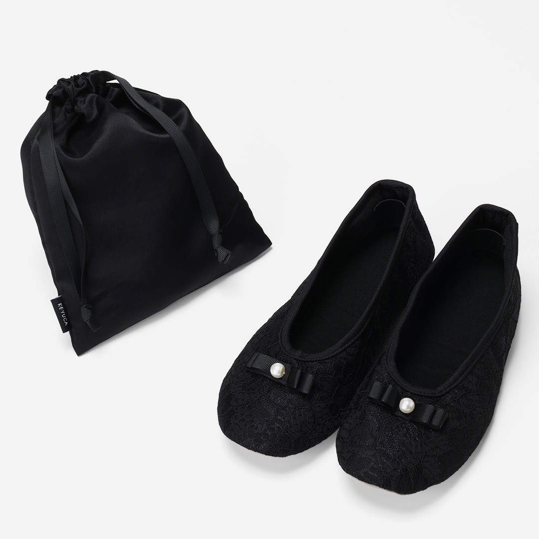 オケージョンシーンにおすすめ。履き姿の美しさにこだわった携帯スリッパ