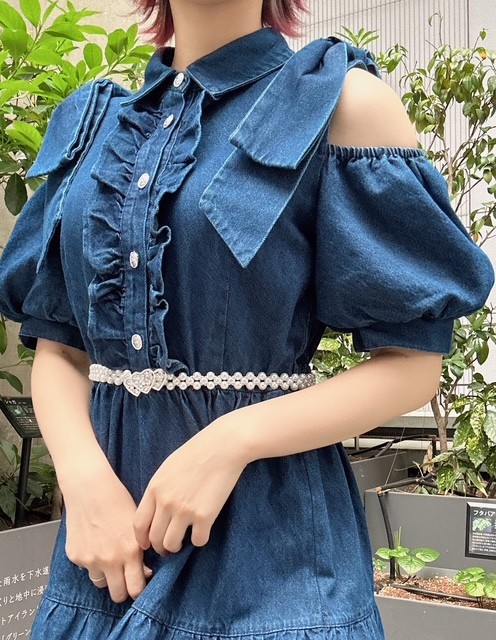 春夏トレンドデニムワンピース