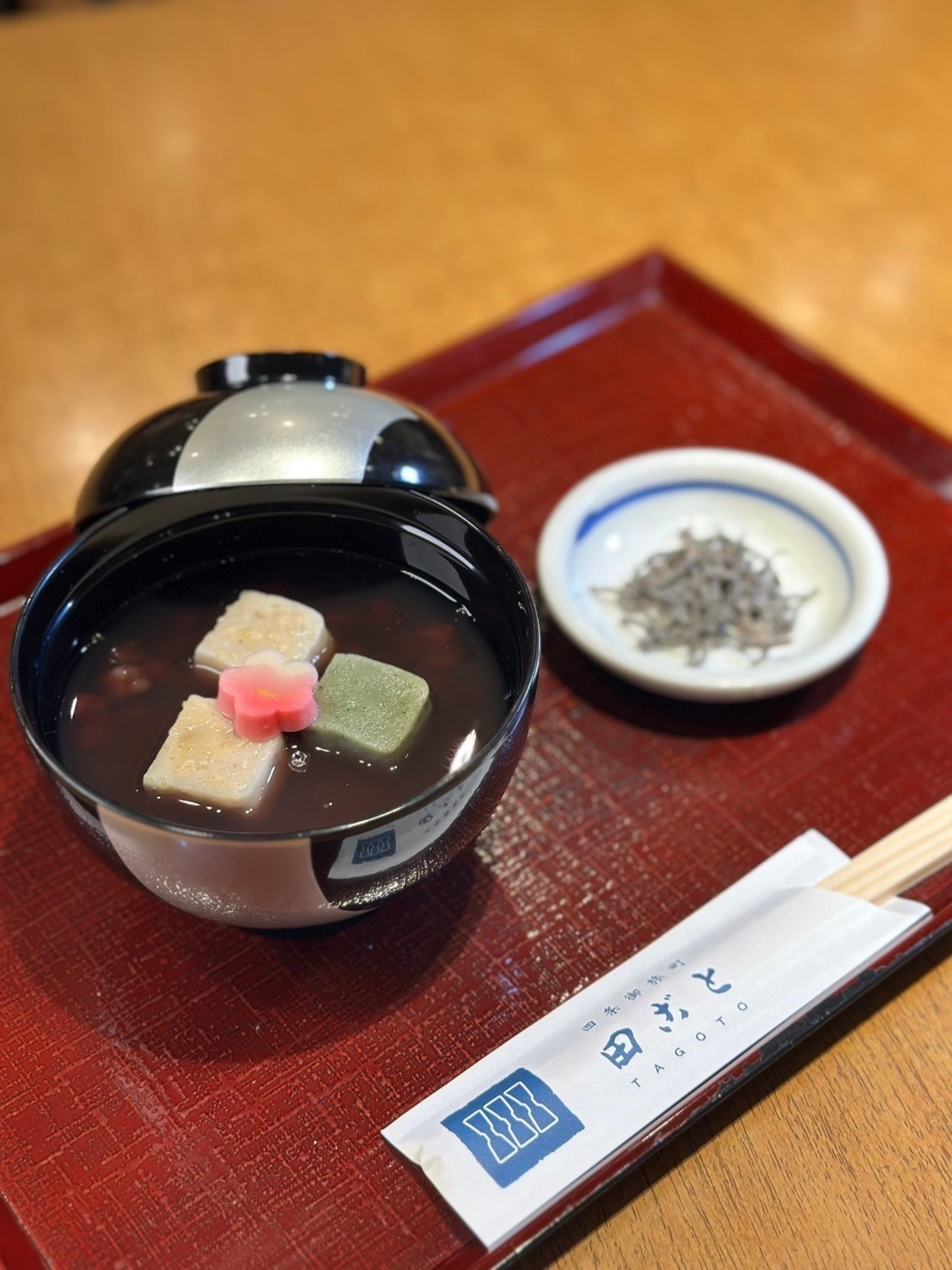 蕎麦屋のぜんざい