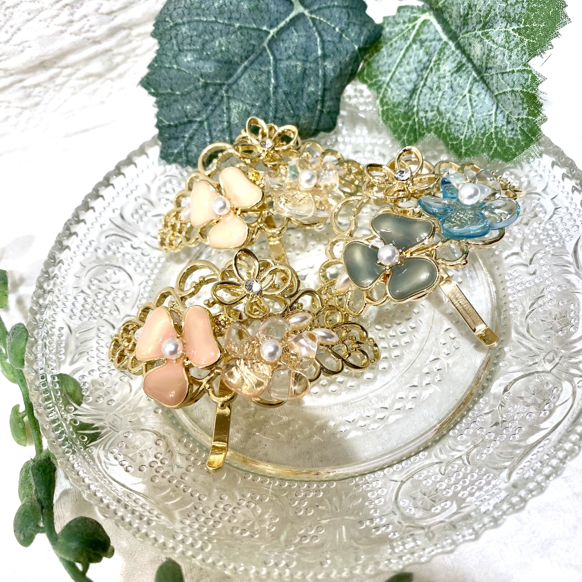 【新作アイテム】フラワー💐ヘアカフ