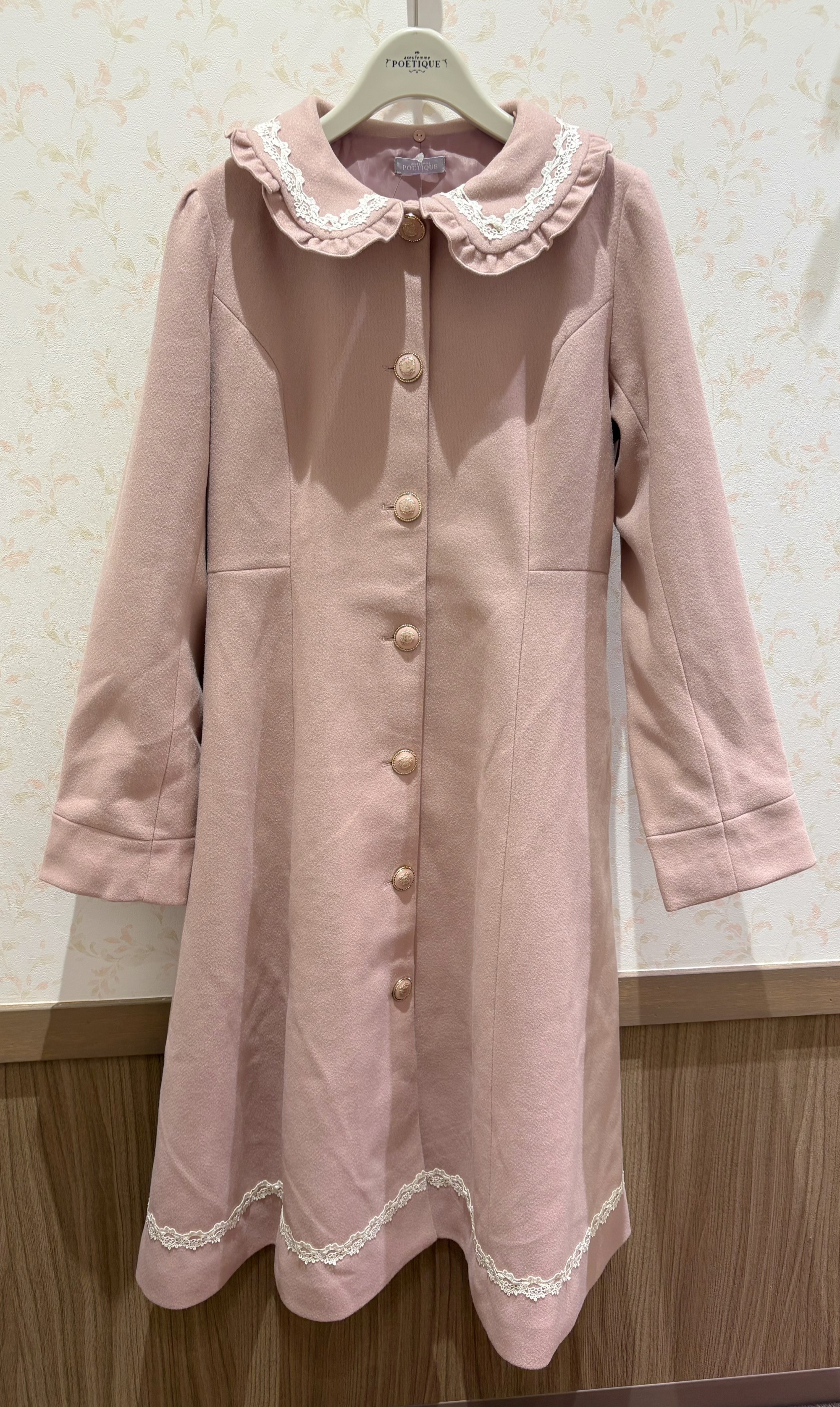 〘ファーを取り外してもカワイイ〙ロングコート