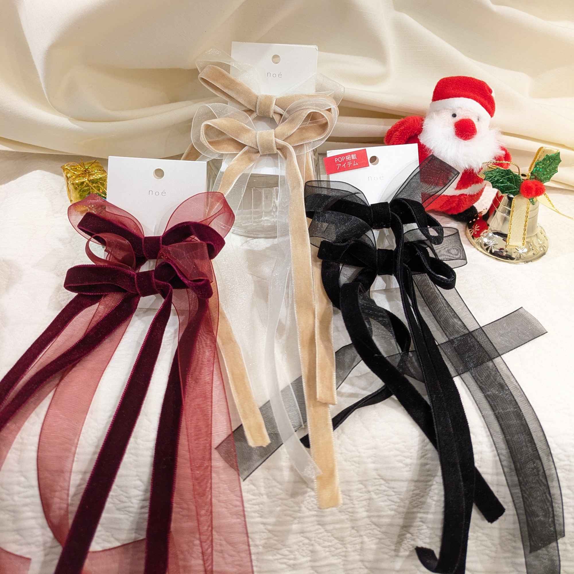 再入荷☆ベロアリボンクリップ