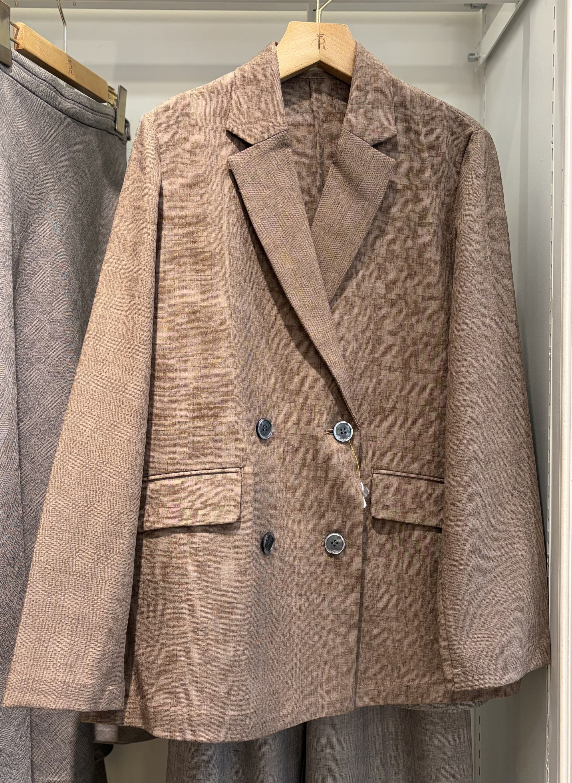 【ロングシーズン着用できる!】チェック柄ジャケット