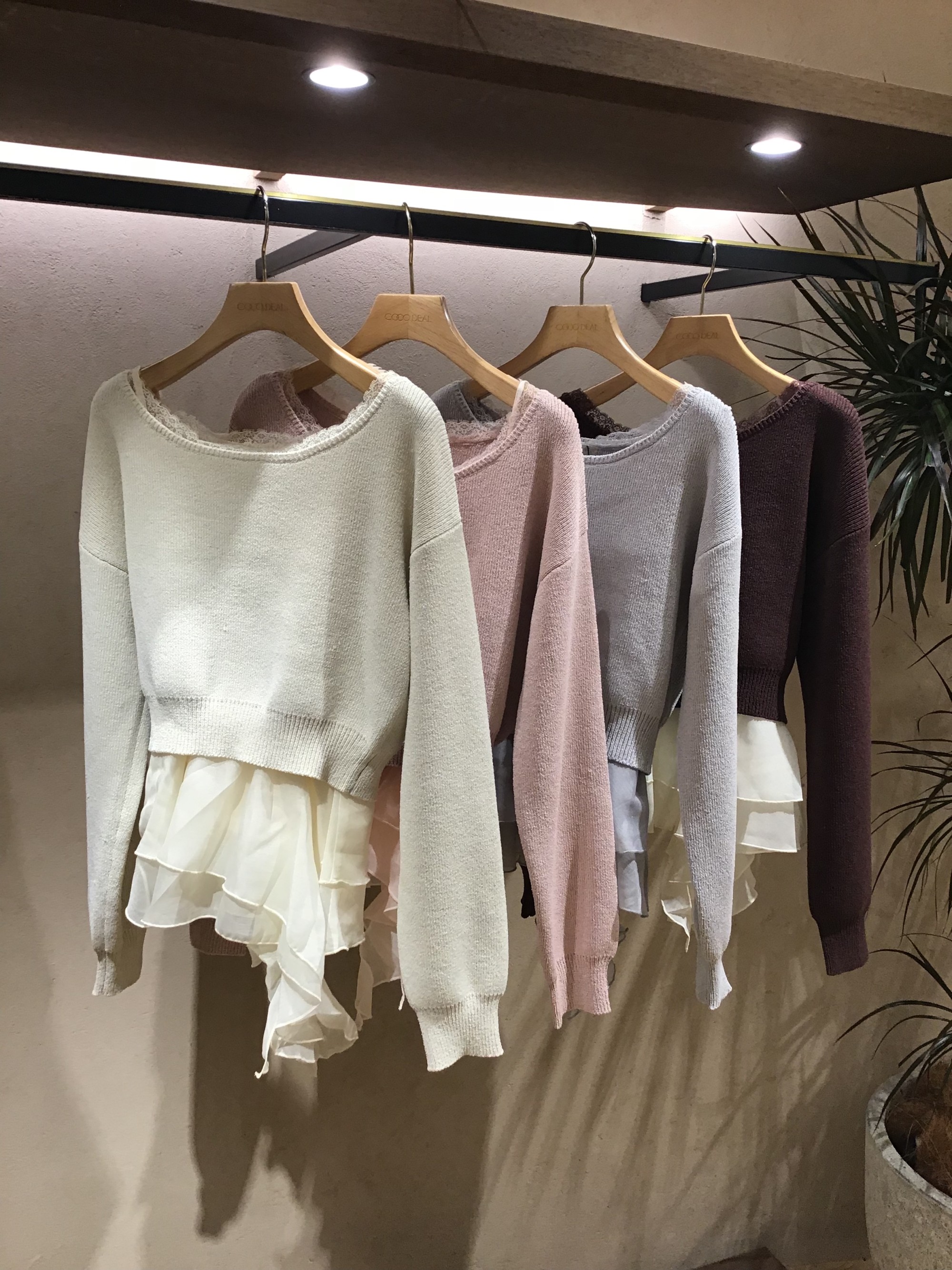【新作入荷✨】オーガンジーフリルキャミニットセット