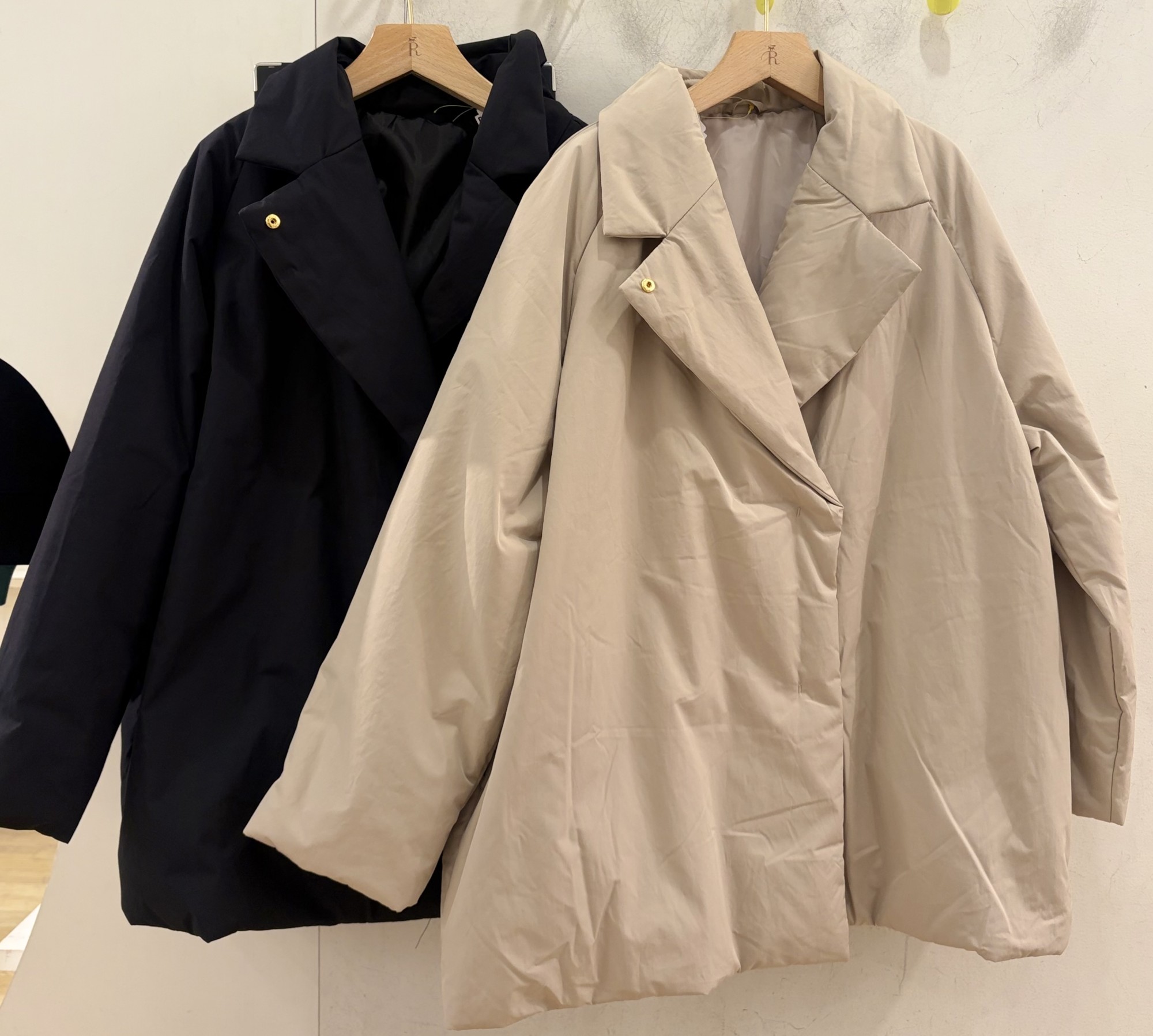 【着こなしの幅が広がる2WAY襟】中綿アウター