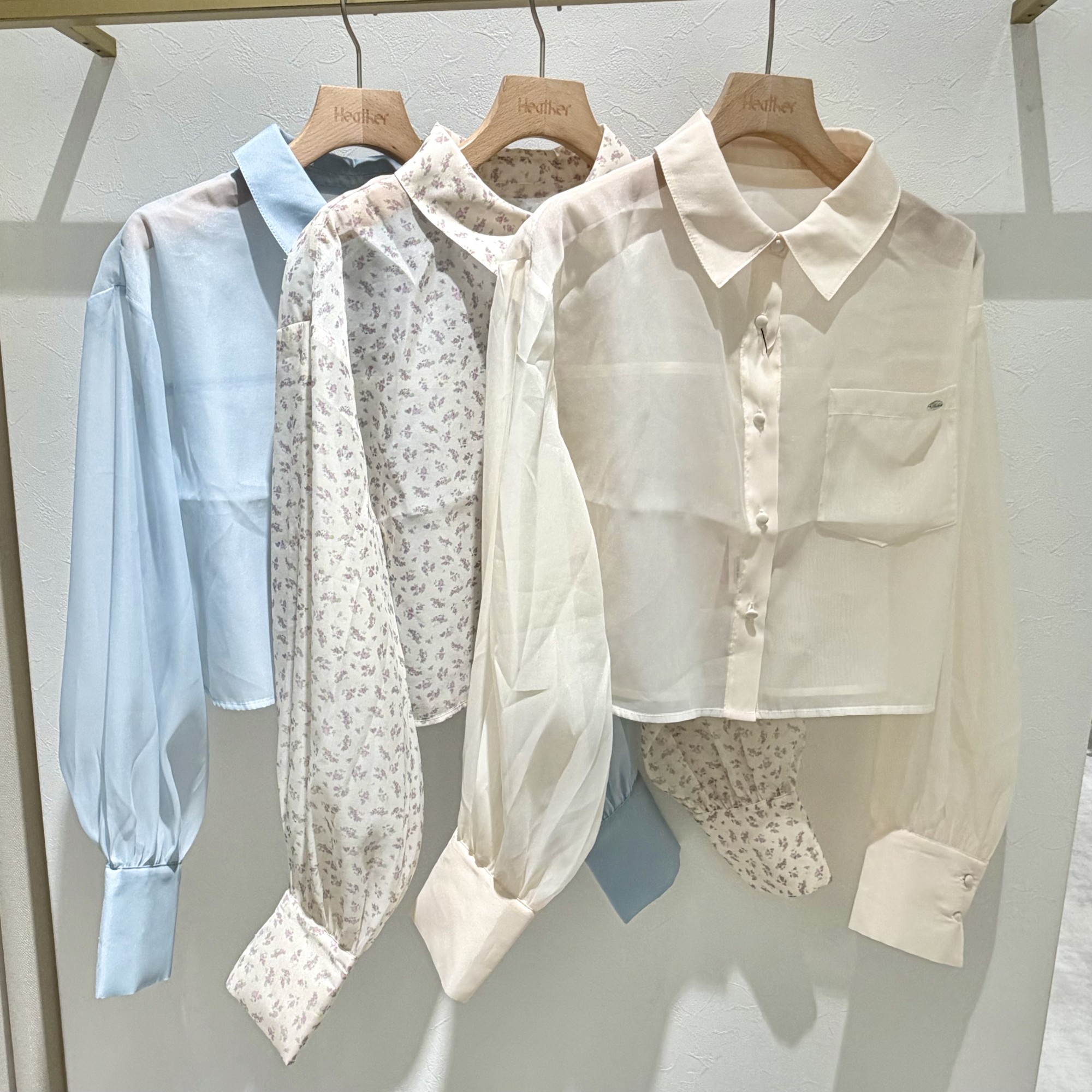 【🛍】アソートシアーシャツ