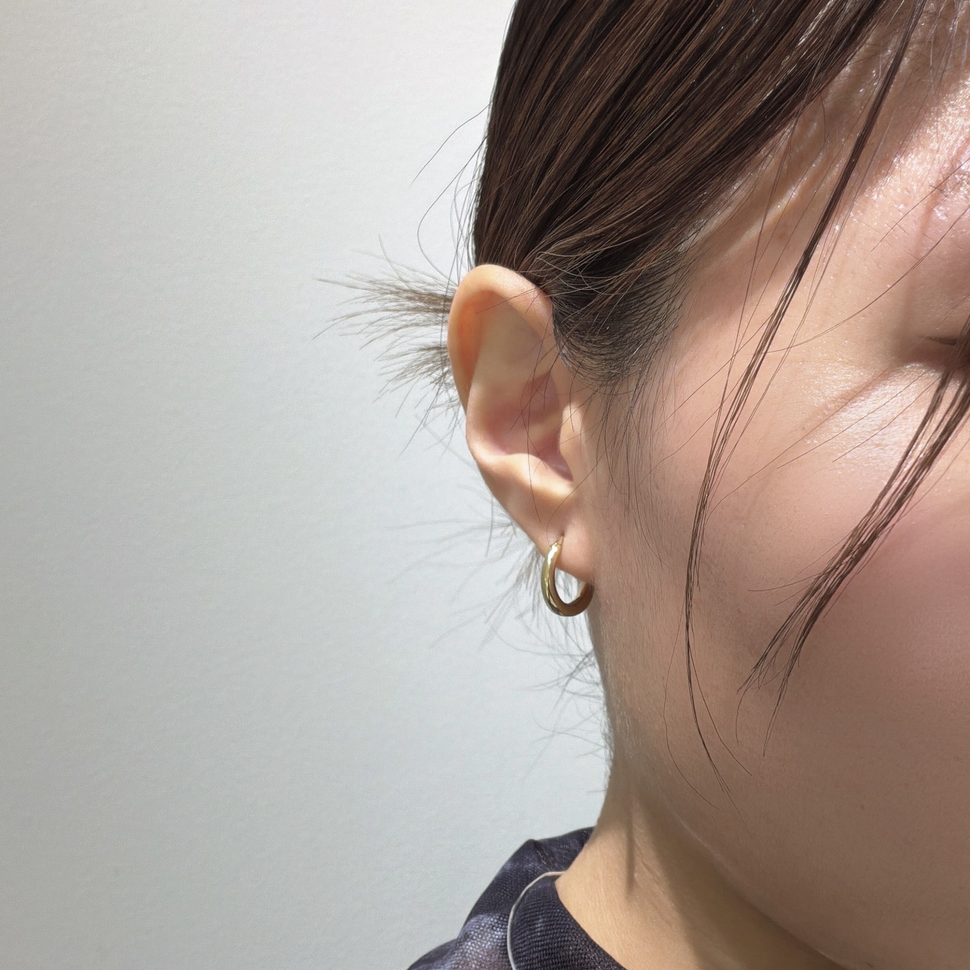 【🔅3色展開🔅ゼロフープピアス👂🏻】