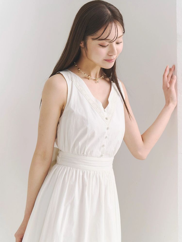 夏デート定番爽やかワンピース♡