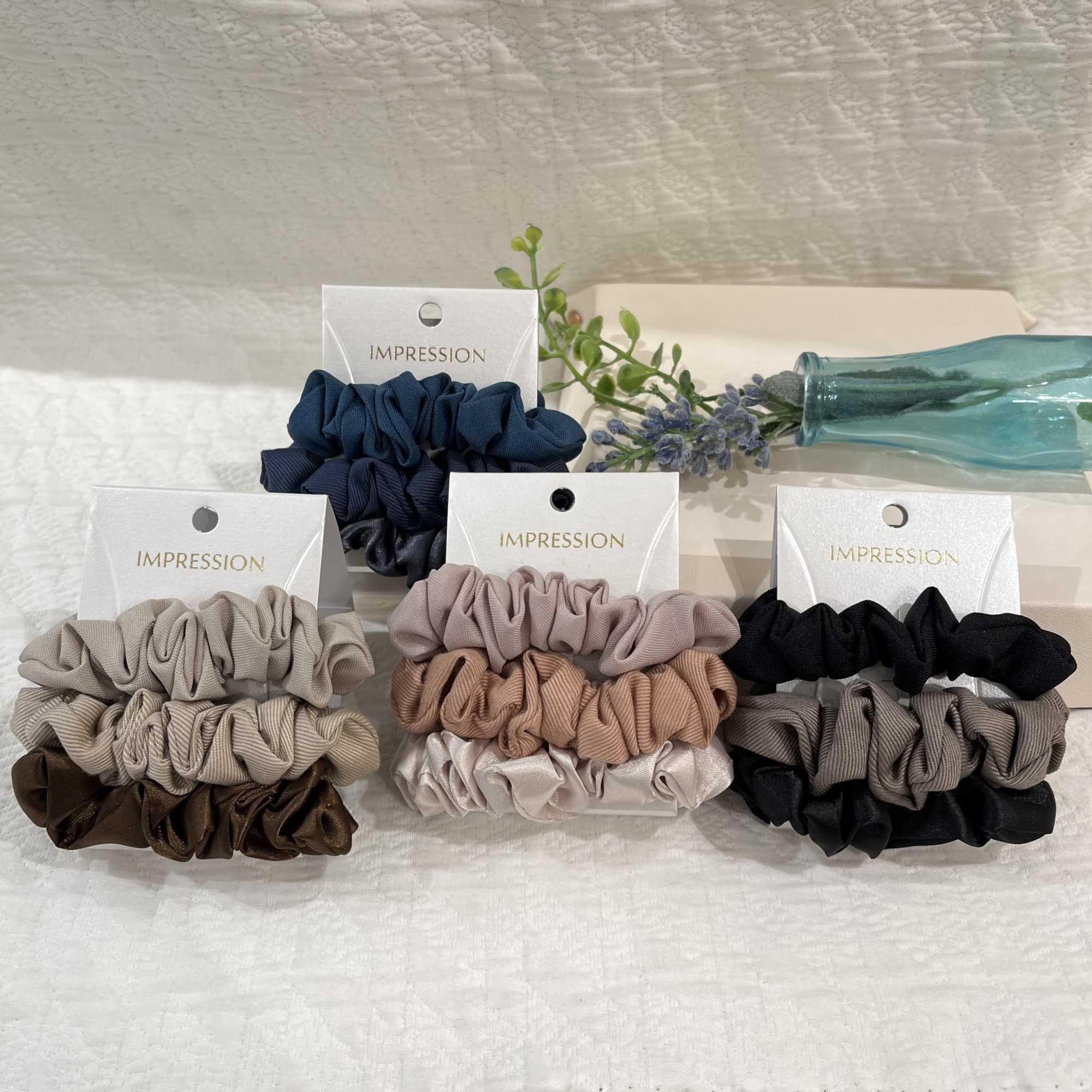 【𝖨𝖬𝖯𝖱𝖤𝖲𝖲𝖨𝖮𝖭】セットミニシュシュ全色入荷🌿.☘︎ ݁˖