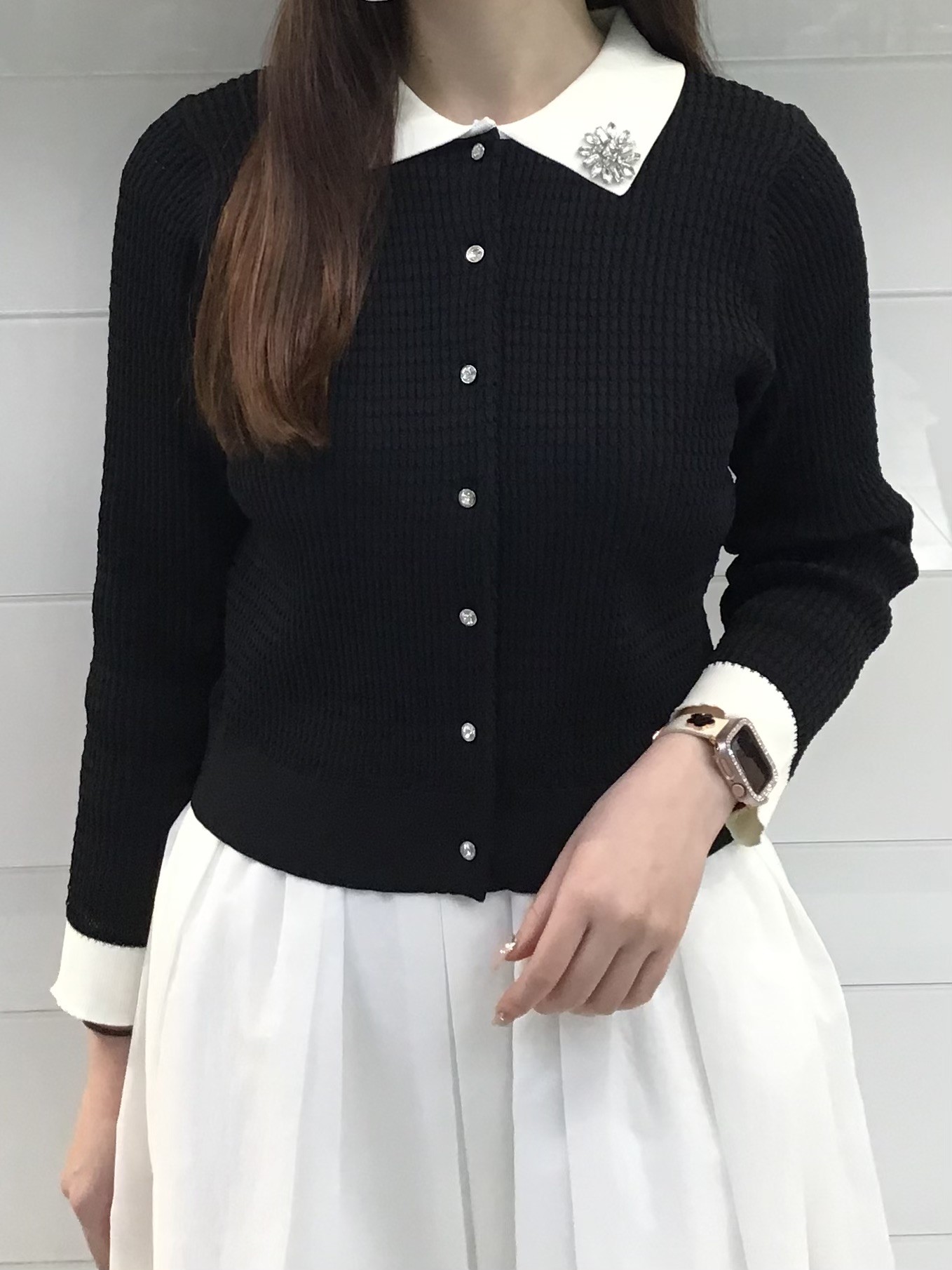 ニットカーディガン