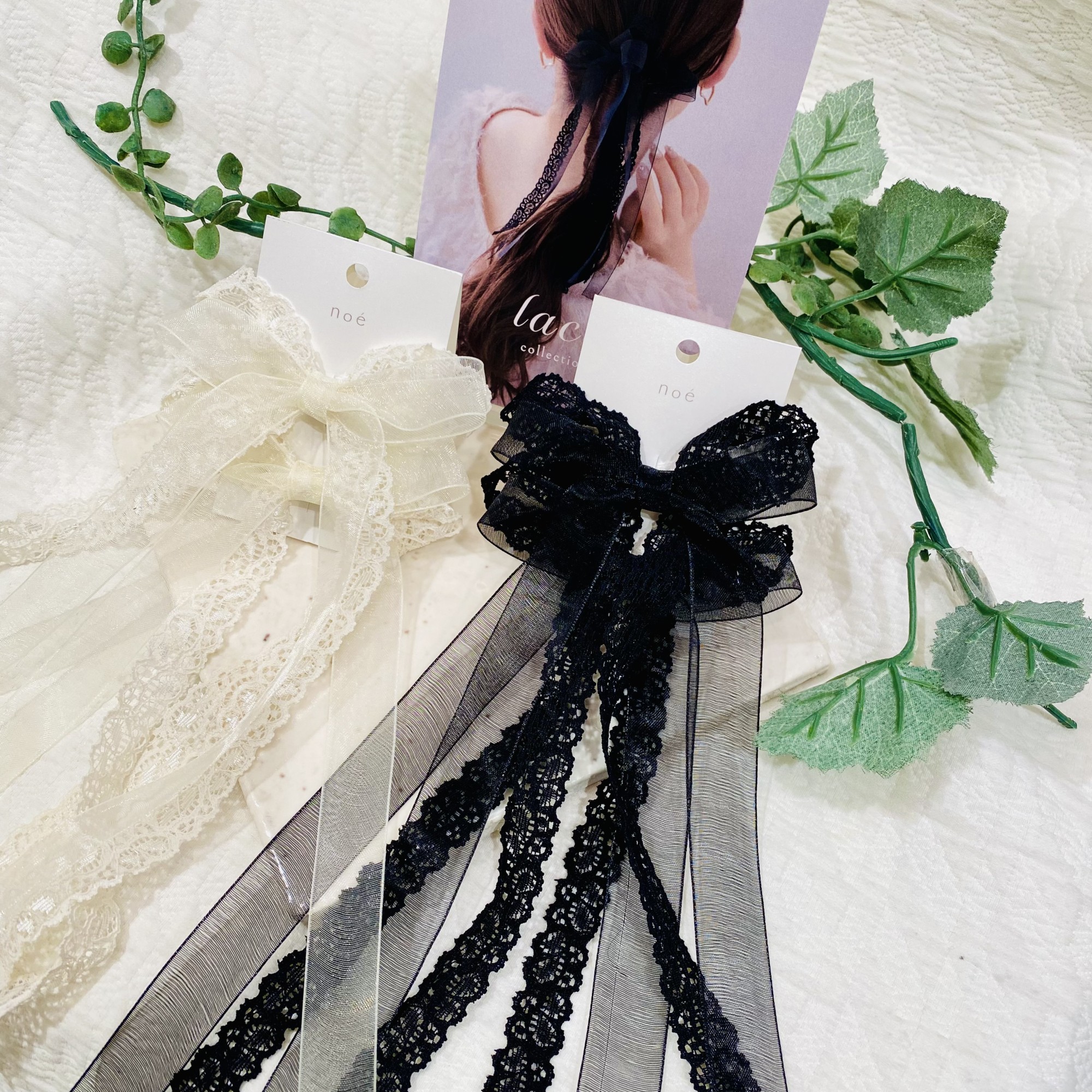 「新作入荷」リボン🎀レースミニクリップ