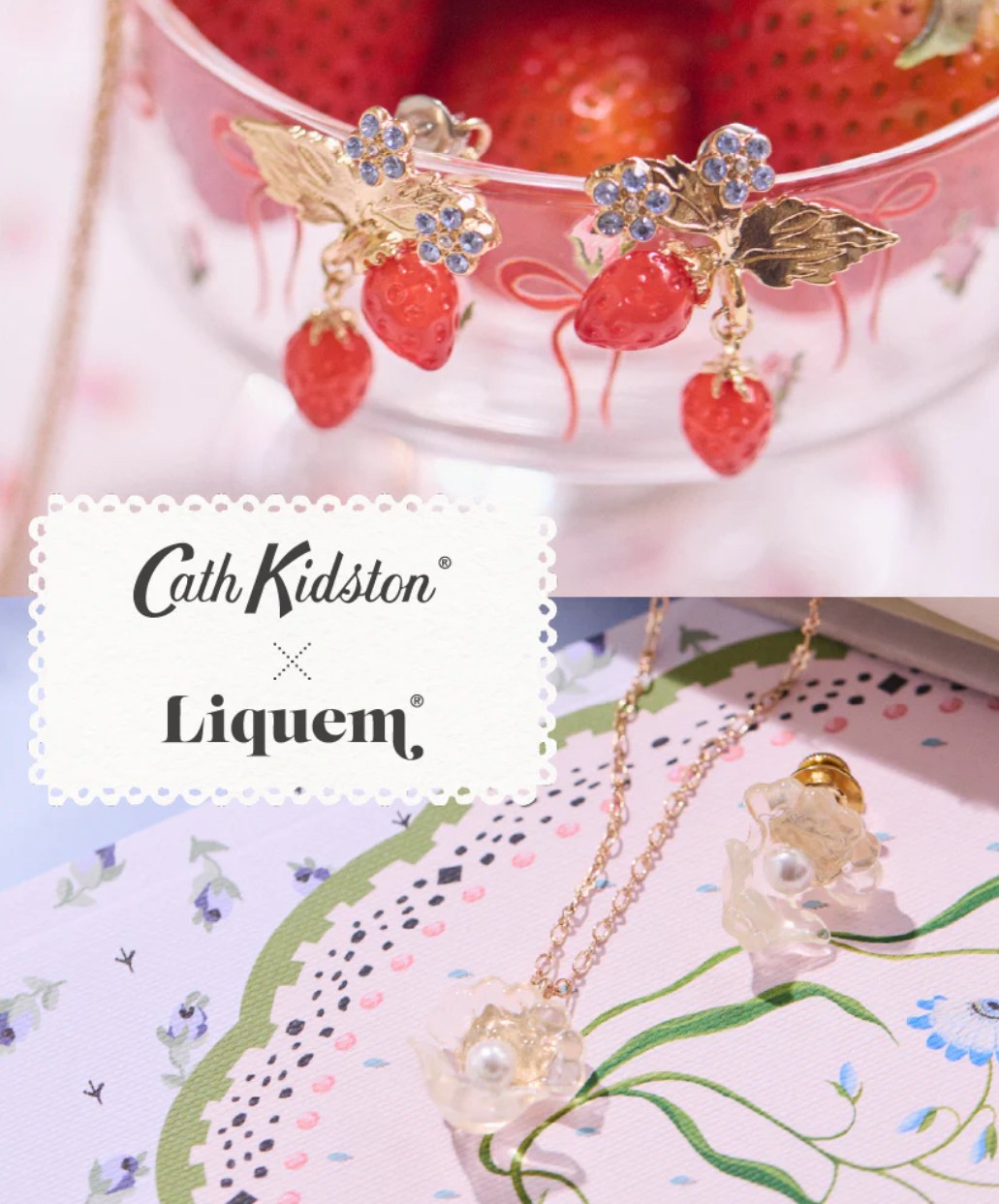 【Cath Kidston×Liquem】コラボアクセサリー🍓✨