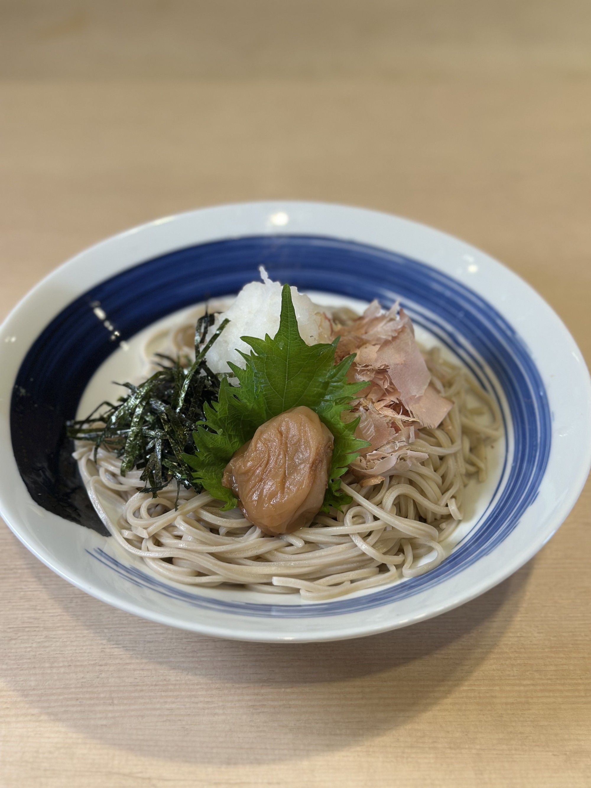 梅おろしそば