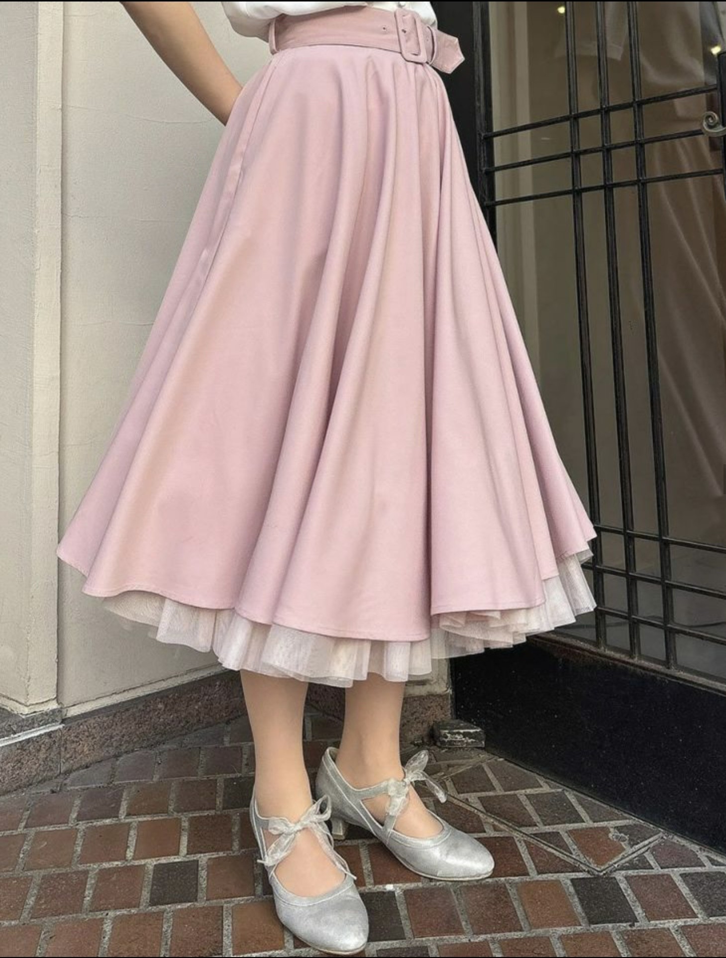 大人気のフレアスカートが新色も加わり再入荷しました♪