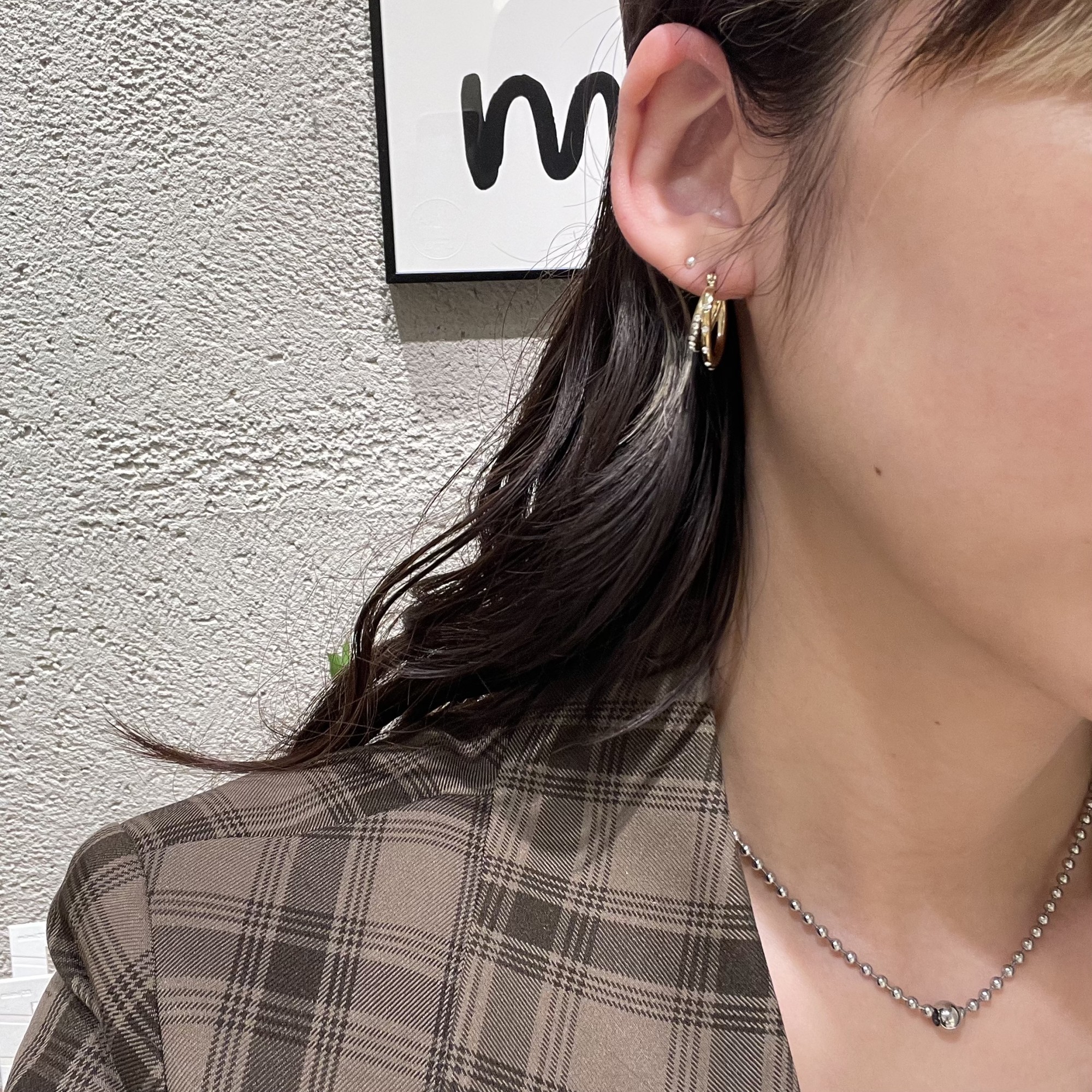 ✨大人気✨ステンレスビジューフープ✨