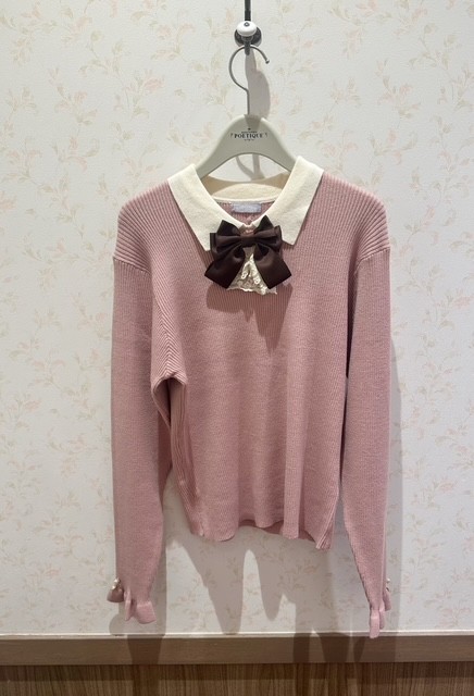 〘シンプルながらもかえわいい〙ニットプルオーバー