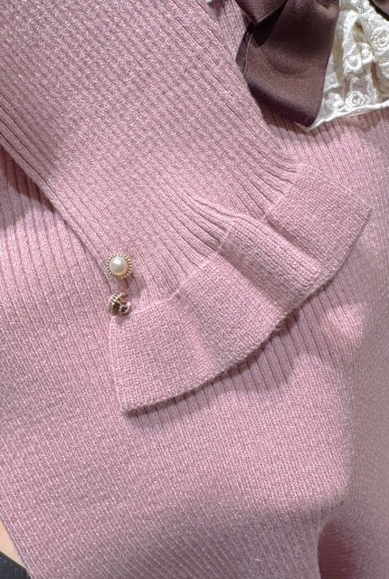 〘シンプルながらもかえわいい〙ニットプルオーバー