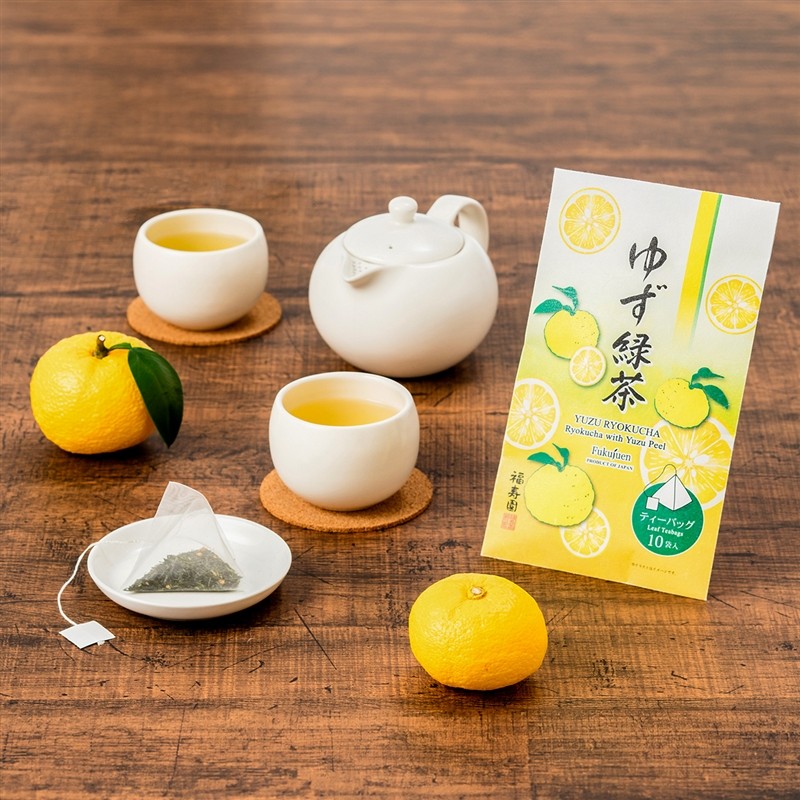 ゆず緑茶ティーバッグ  10P