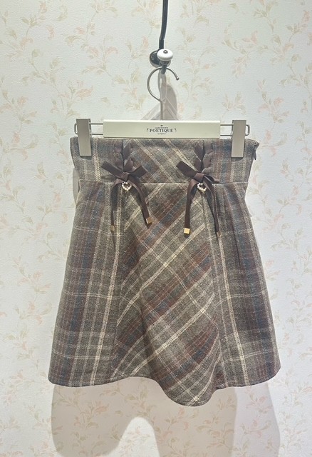 〘冬ピッタリの暖か素材〙起毛スカート