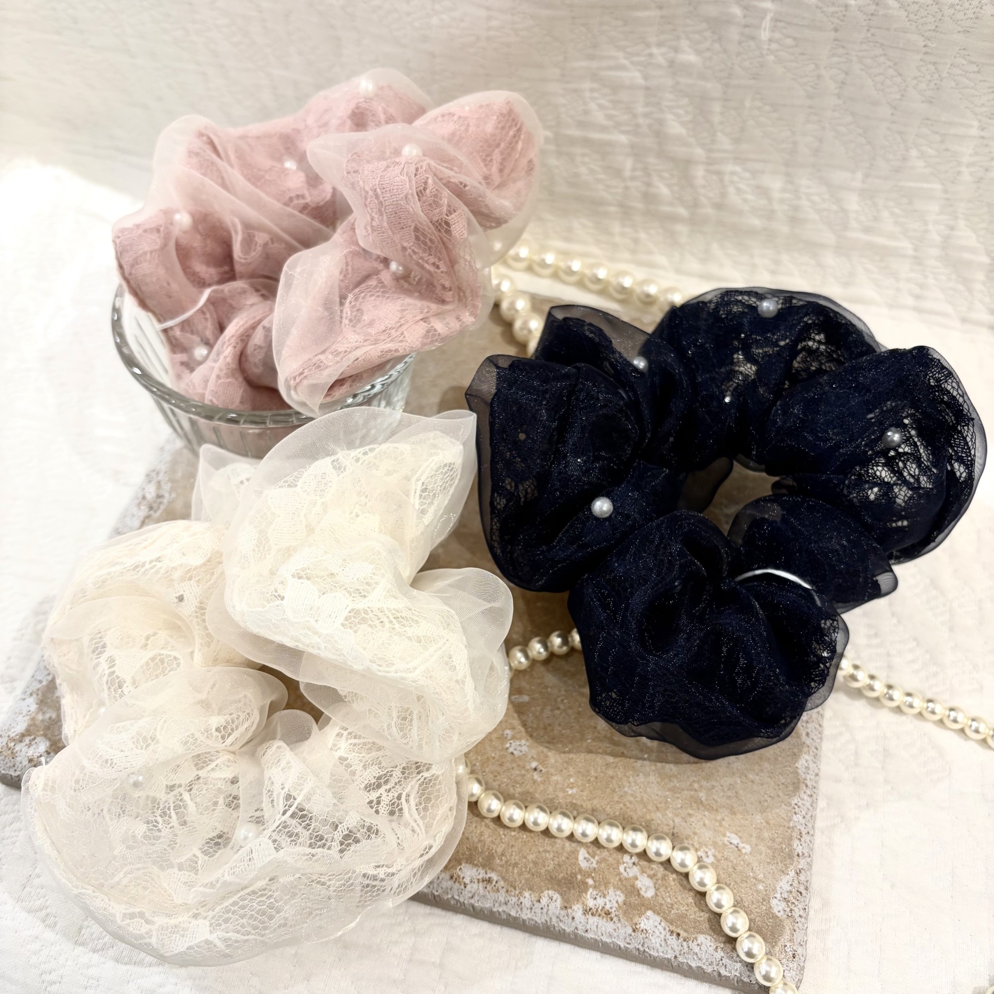 staff✨おすすめレースシュシュ🪽