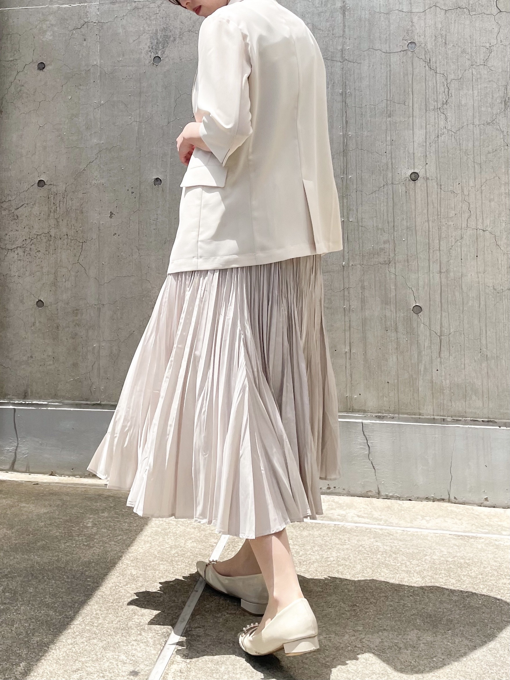 ワッシャープリーツスカート