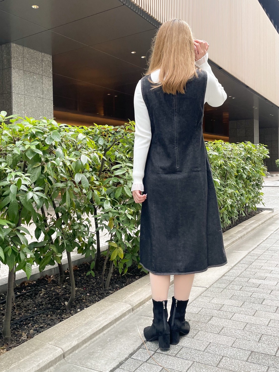 デニムジャンパースカート