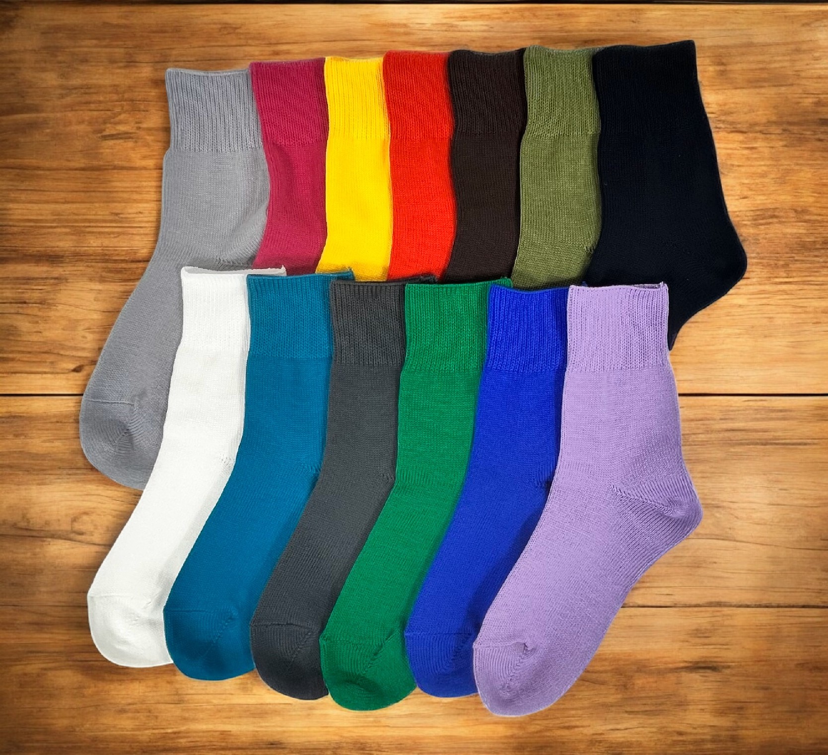 シンプルで履きやすい！『コットンショートソックス』