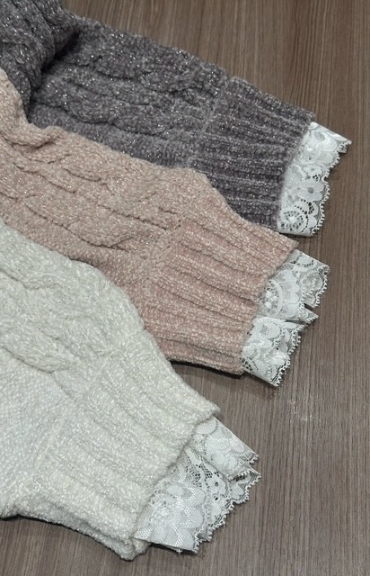 キラッと輝く暖かニットチュニック