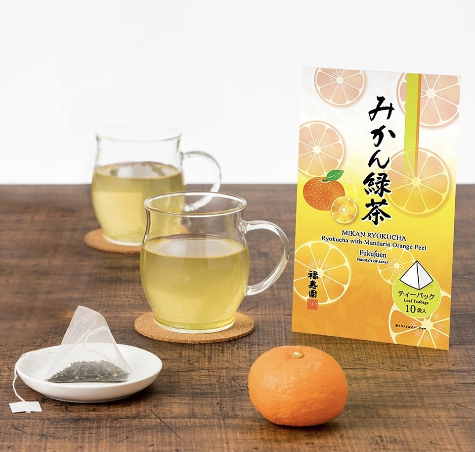 冬季限定　みかん緑茶ティーバッグ