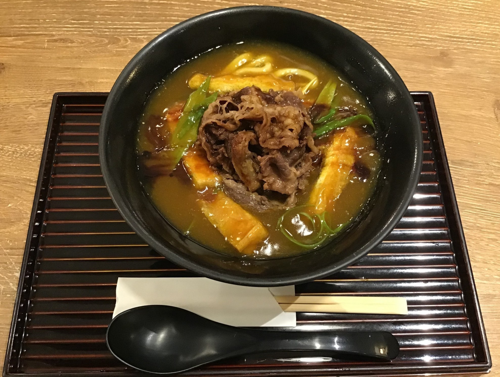 【味味香の牛しぐれカレーうどん】¥1,380(税込)