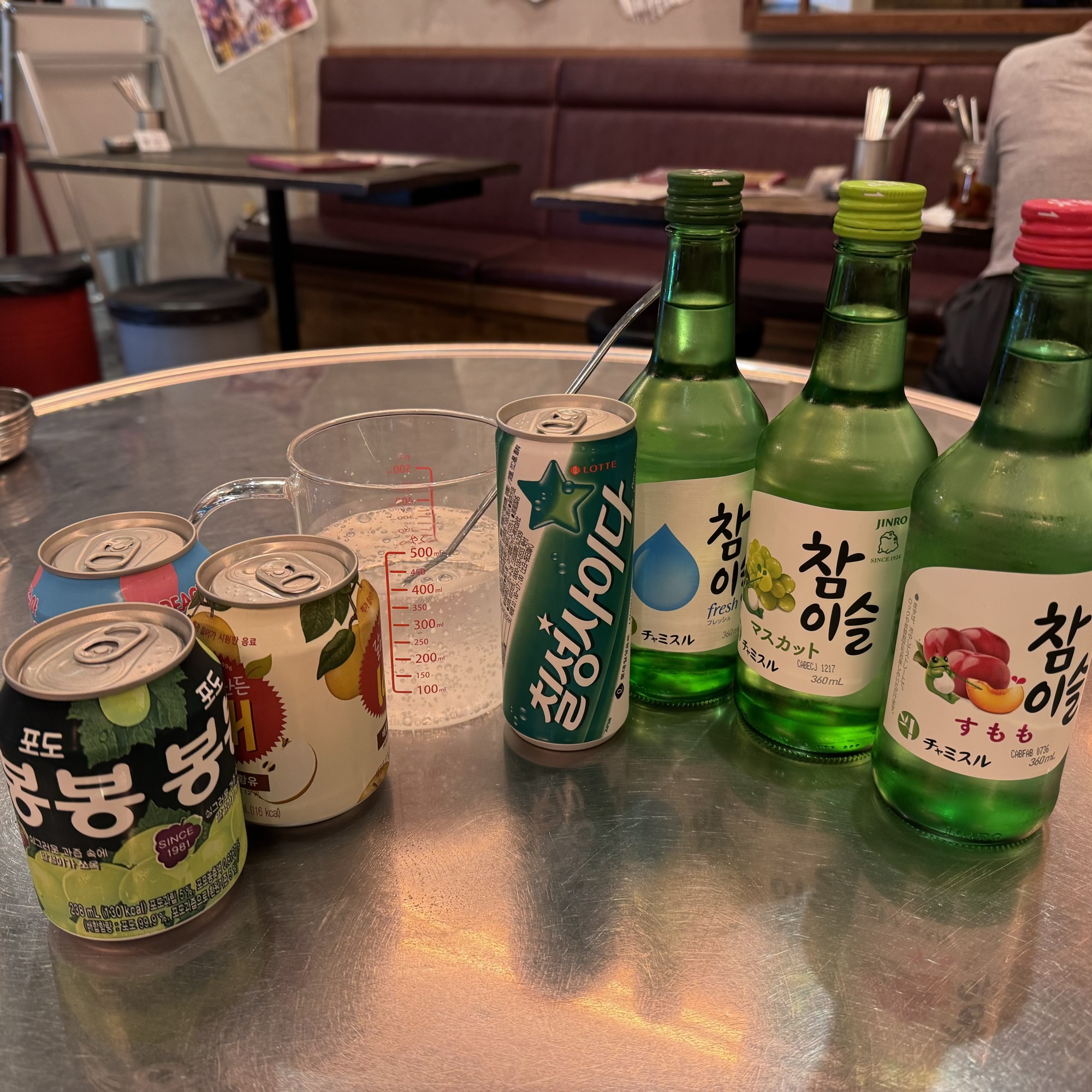ソジュと韓国ジュース割り！
