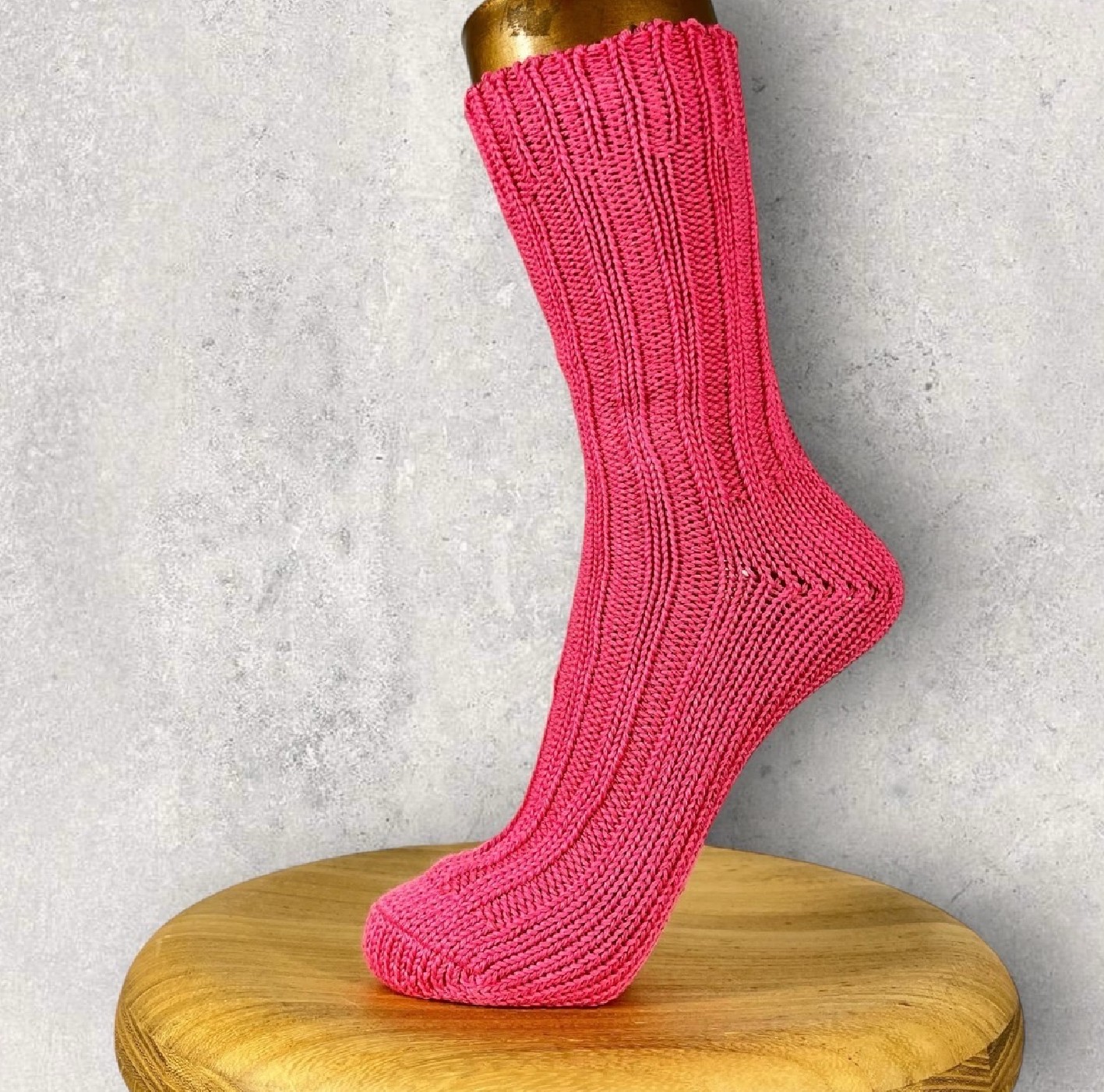 ローゲージのざっくり感が可愛い!『ごろごろソックス』