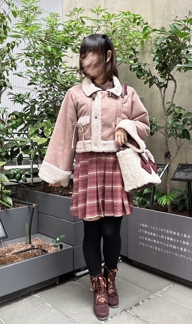 ふわもこあったかコーデ🐑