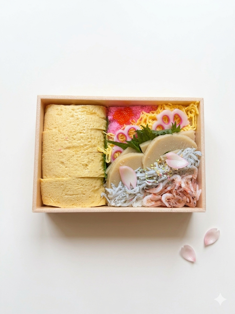 【春限定】だしまき春の彩り寿司弁当