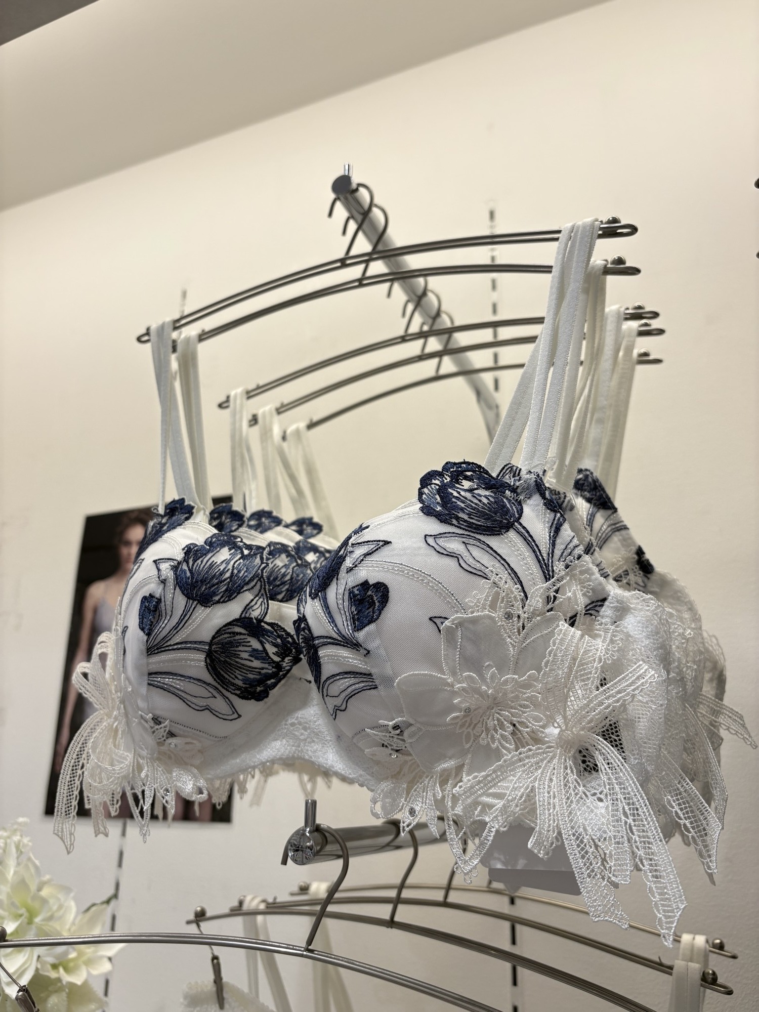 《プレミアム》立体的なアップリケ🌷🩵