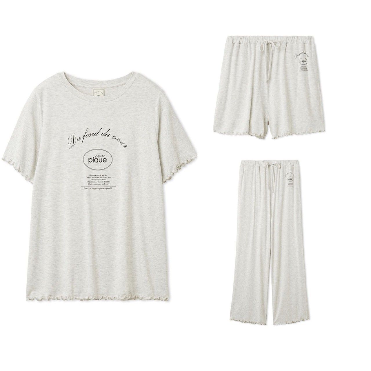 gelato pique レーヨンロゴメローシリーズ