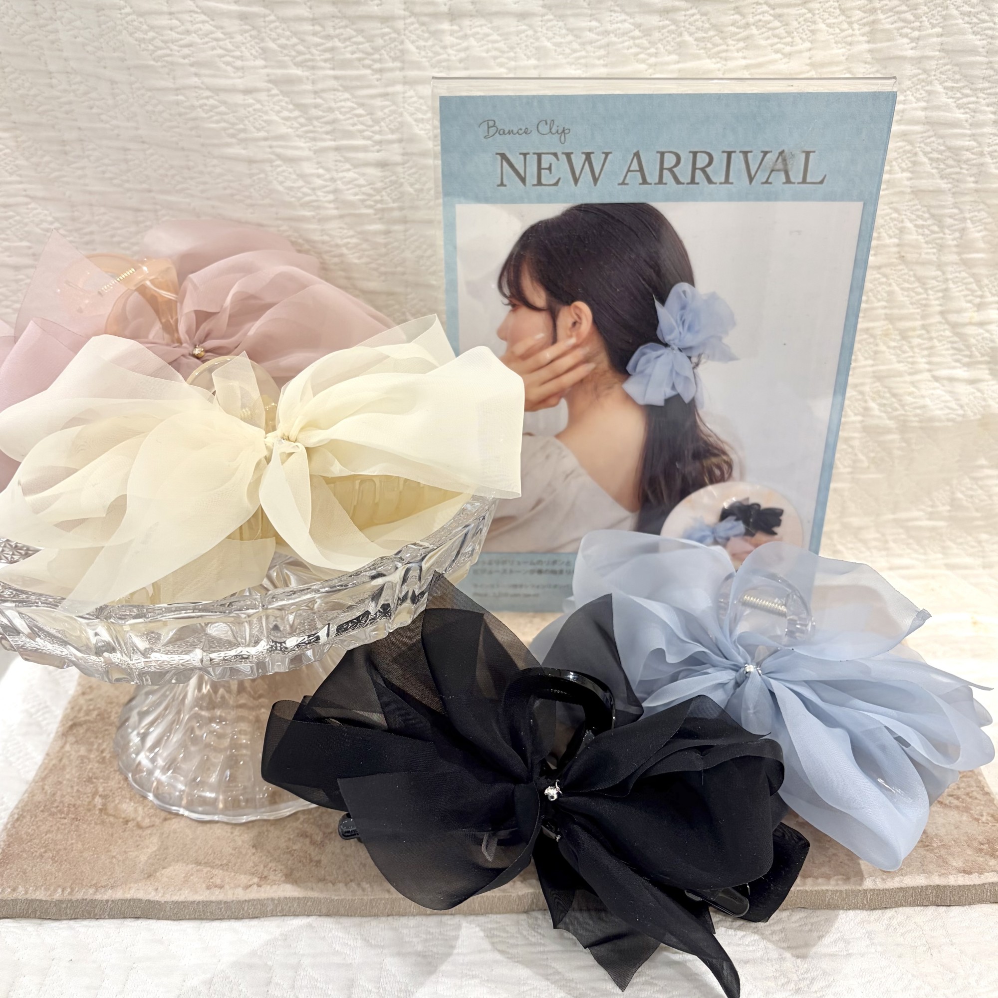 New✨シフォンリボンバンス🎀✨