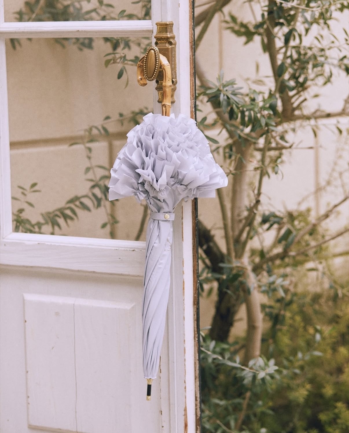 遮光&UV CUTフリル傘