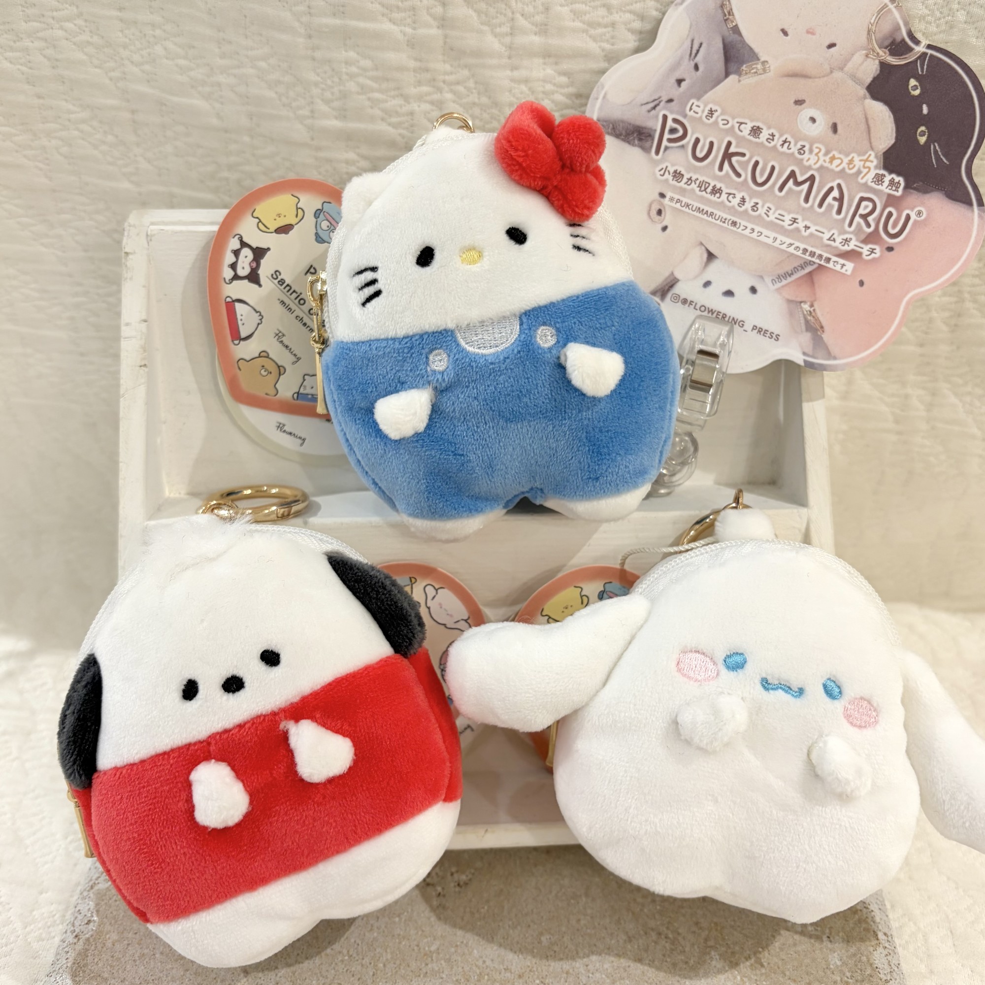 再入荷✨サンリオ×PUKUMARUのミニポーチ🐶🎀✨