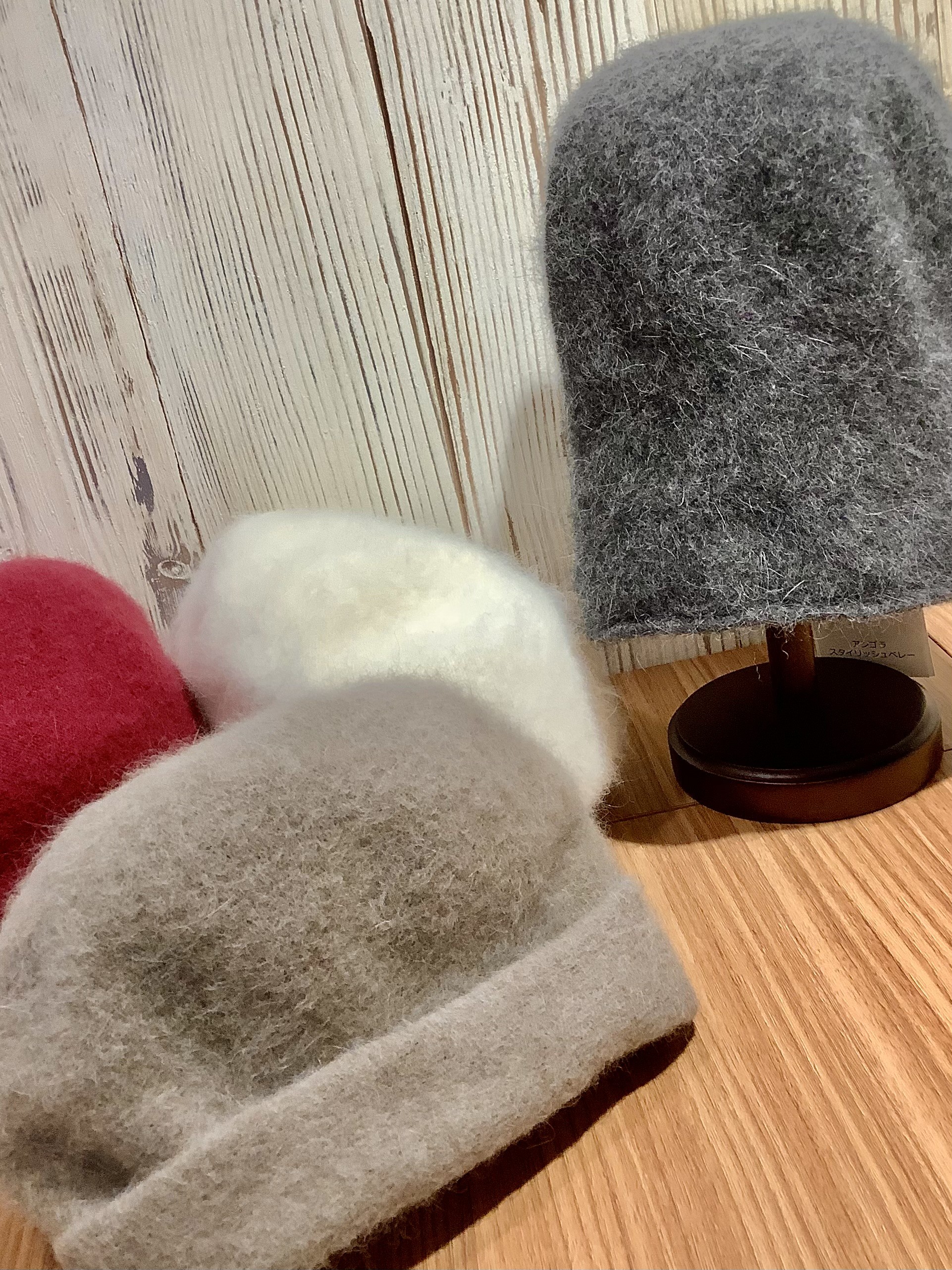 かぶり方自由自在！『アンゴラスタイリッシュベレー』