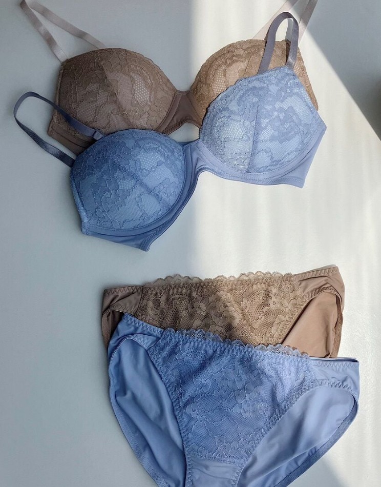 ノンワイヤーブラ＆ショーツセット新色入荷♡