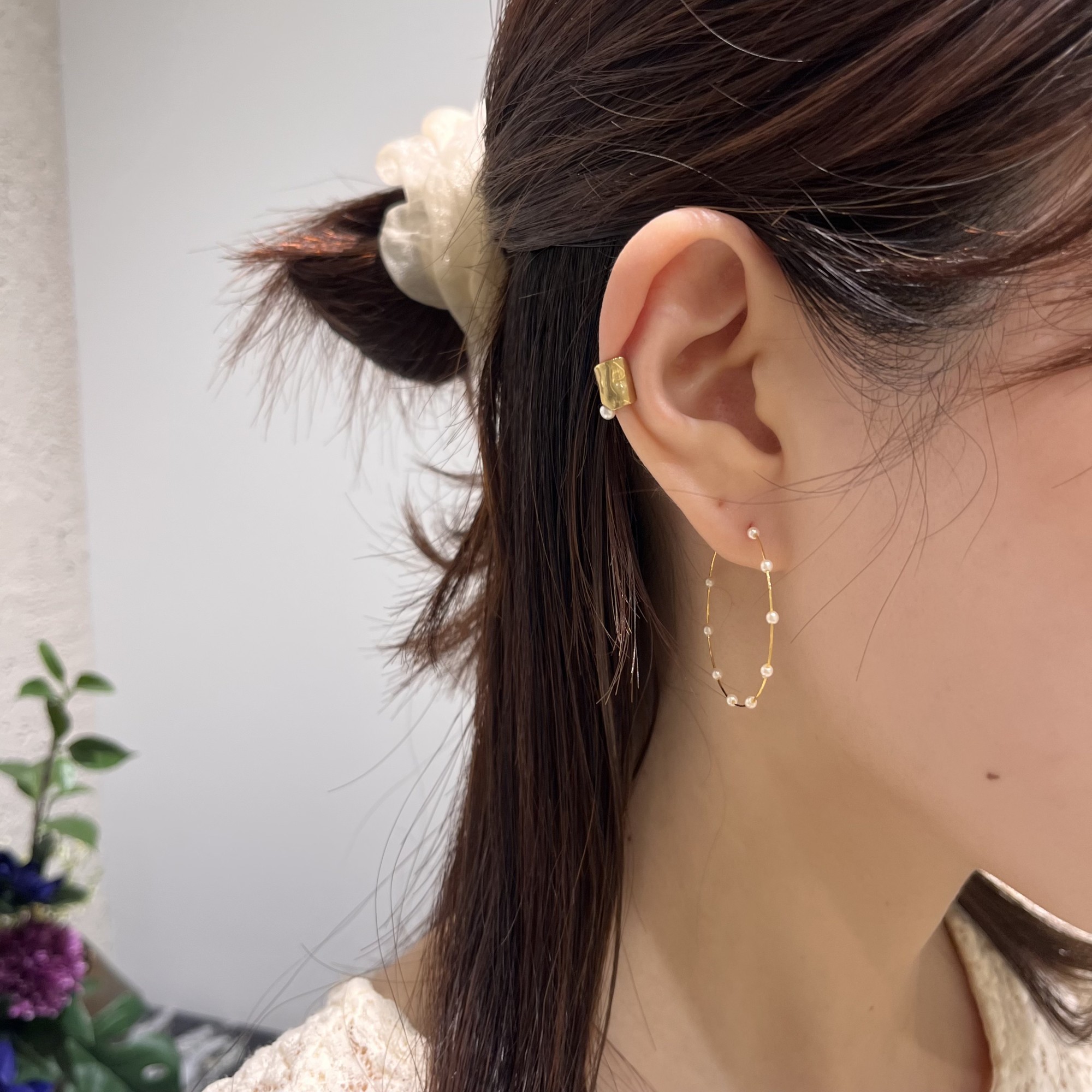 【🫧かわいい華奢なパールピアス🫧】