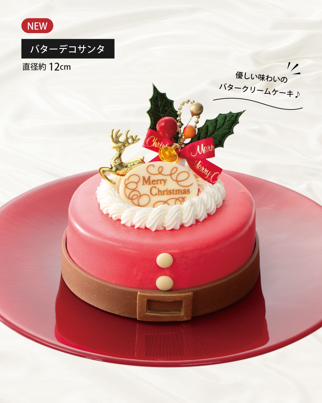 【12/23～12/25】クリスマスケーキ販売中