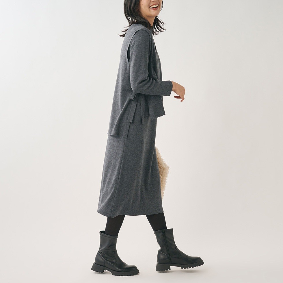 着回し力抜群!セットでも単品でも使えるニットベストアンサンブル